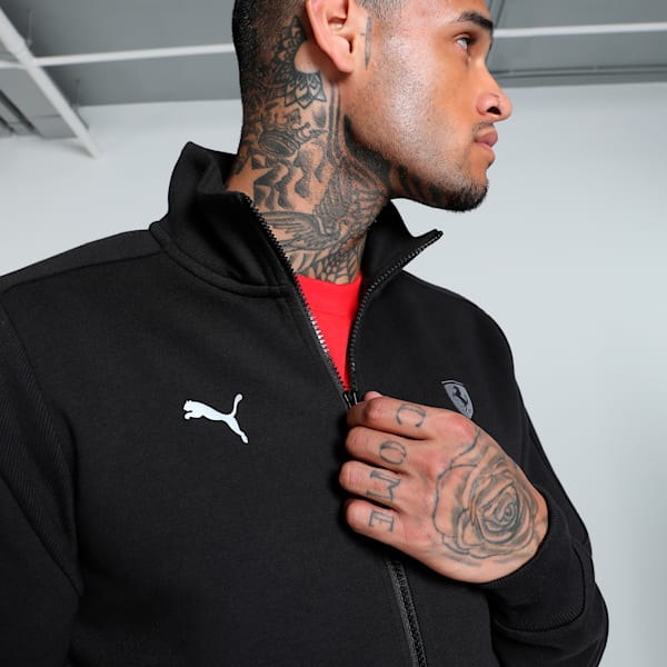 Scuderia Ferrari Style MT7 Men's Motorsport Jacket, PUMA Black, extralarge-IND