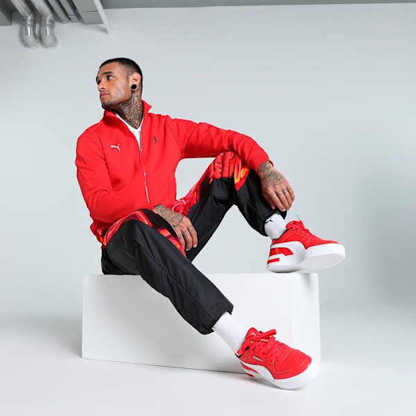 Scuderia Ferrari Style MT7 Men's Motorsport Jacket, Rosso Corsa, extralarge-IND