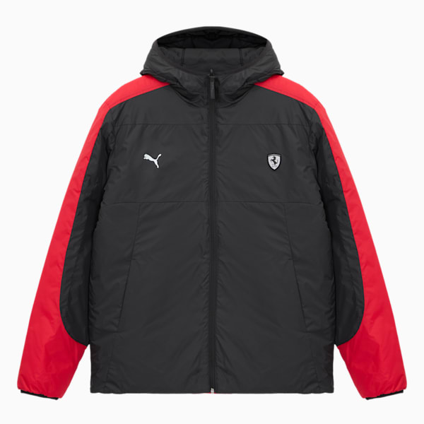 Scuderia Ferrari Style Padded Jacket Men, PUMA Black, extralarge
