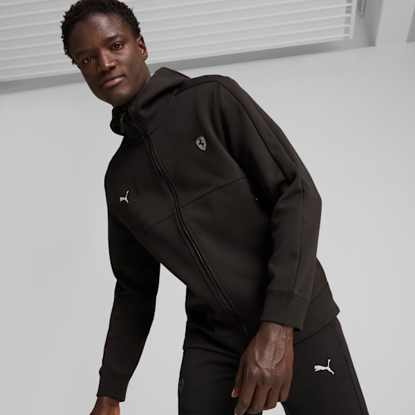 Ferrari Style Sweat Jacket Men, PUMA Black, extralarge