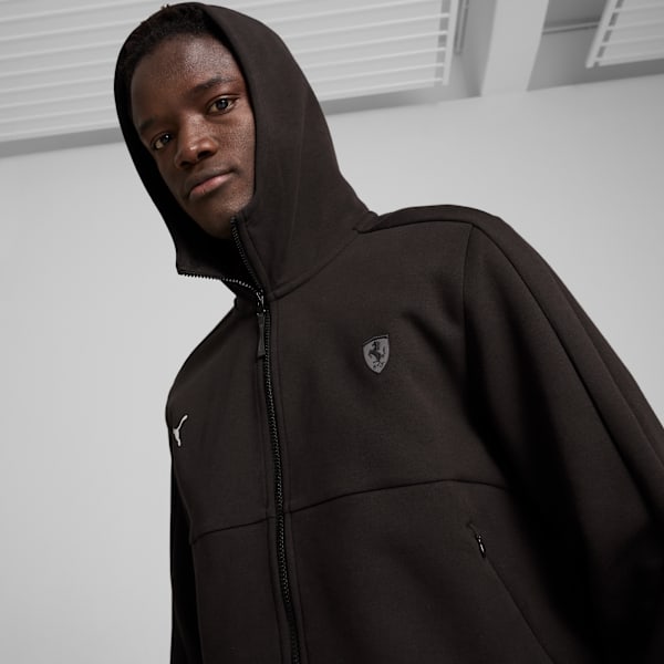 Ferrari Style Sweat Jacket Men, PUMA Black, extralarge