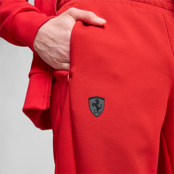 Ferrari Style Sweat Pants Men, Rosso Corsa, extralarge