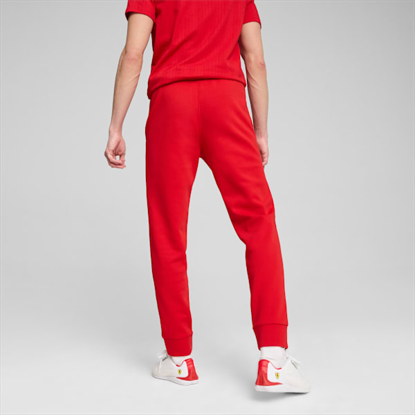 Ferrari Style Sweat Pants Men, Rosso Corsa, extralarge
