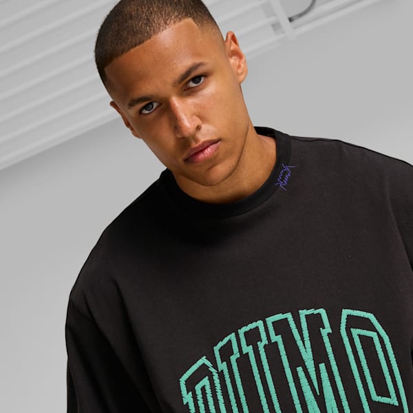 Playera de básquet Getting Crafty 2, PUMA Black, extralarge