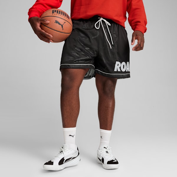 Puma Men s Media Day Classics Basketball Shorts Red Casual Shorts