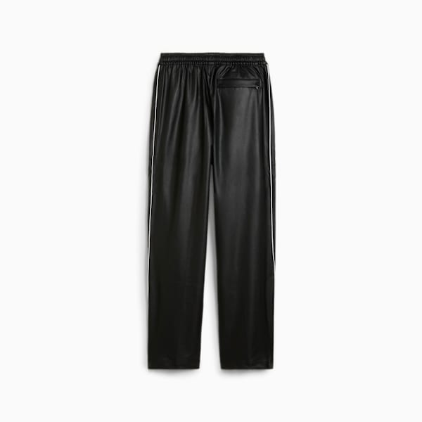 T7 Pleather Men's Track Pants, PUMA Black, extralarge