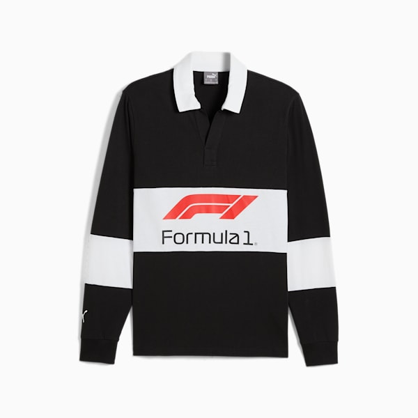 F1® Men's Rugby Polo, PUMA Black, extralarge