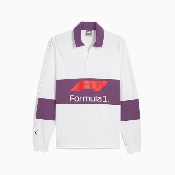 Formula 1® Men's Rugby Polo, PUMA White, extralarge