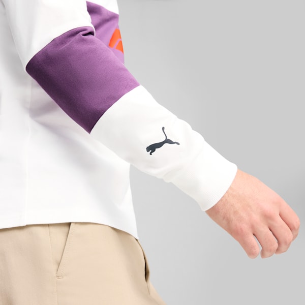 Playera tipo polo de rugby para hombre F1®, PUMA White, extralarge