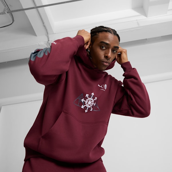 We Are Legends x Schomburg Men's Hoodie, Aubergine, extralarge