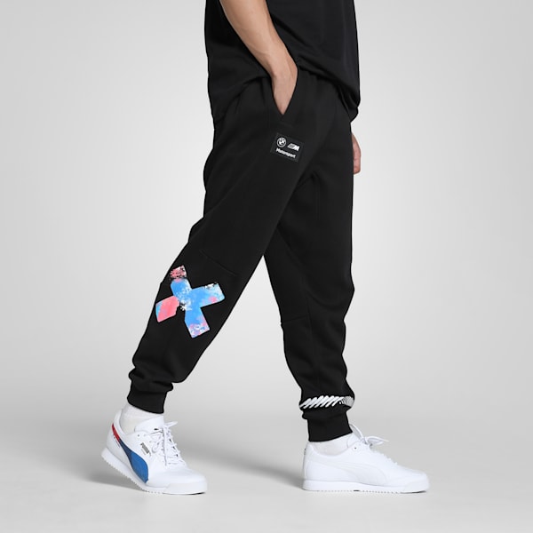 BMW M Motorsport Neon Energy Men's Relaxed Fit Pants, PUMA Black, extralarge-IND