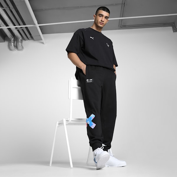 BMW M Motorsport Neon Energy Men's Relaxed Fit Pants, PUMA Black, extralarge-IND
