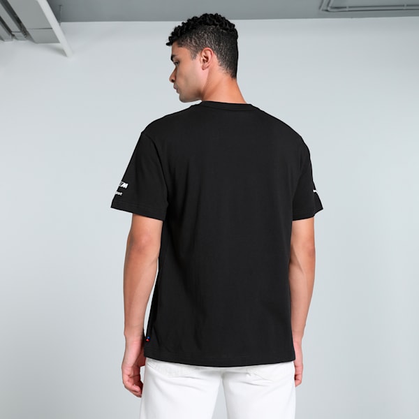 BMW M Motorsport Neon Energy Graphic Men's Relaxed Fit Motorsport Tee, PUMA Black, extralarge-IND