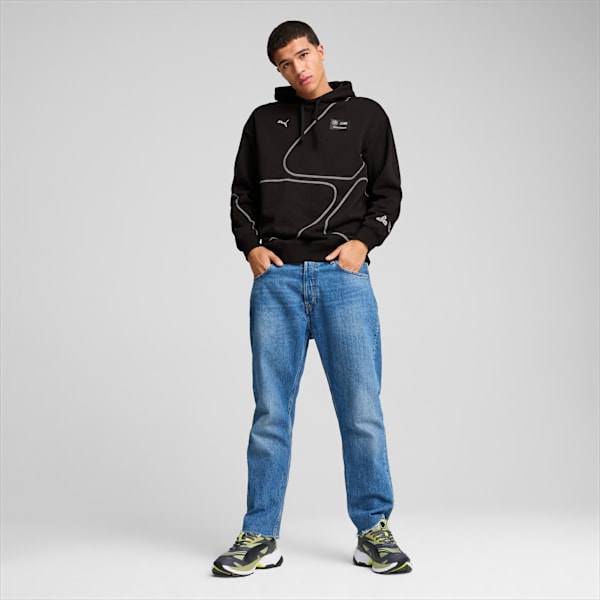 Sudadera con capucha para hombre BMW M Motorsport Statement, PUMA Black, extralarge