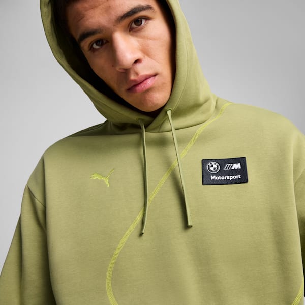 BMW M Motorsport Men's Statement Hoodie, Calming Green, extralarge