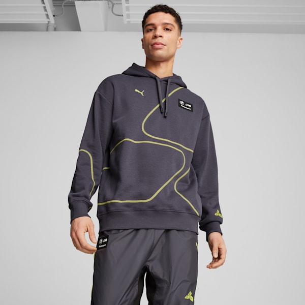 Sudadera con capucha para hombre BMW M Motorsport Statement, Galactic Gray, extralarge