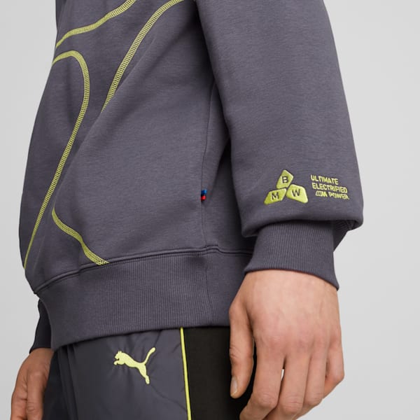 Sudadera con capucha para hombre BMW M Motorsport Statement, Galactic Gray, extralarge