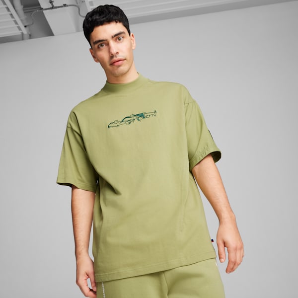 Playera BMW M Motorsport Statement Car para hombre, Calming Green, extralarge