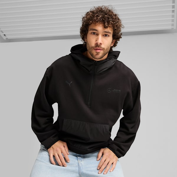 Sudadera con capucha para hombre Mercedes-AMG Petronas F1® Statement, PUMA Black, extralarge