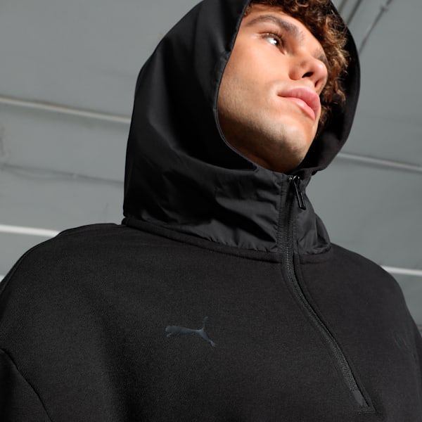 Mercedes-AMG Petronas F1® Statement Men's Relaxed Fit Motorsport Hoodie, PUMA Black, extralarge-IND