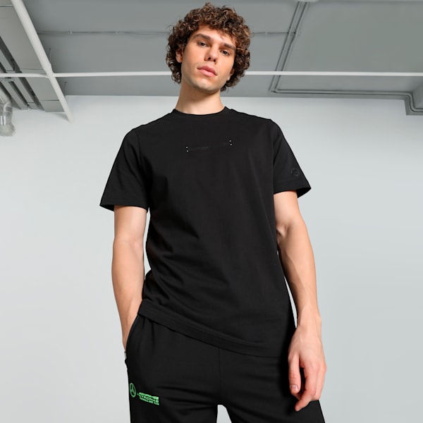Mercedes-AMG Petronas F1® Statement Men's Motorsport Tee, PUMA Black, extralarge-IND