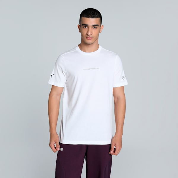 Mercedes-AMG Petronas F1® Statement Men's Motorsport Tee, PUMA White, extralarge-IND