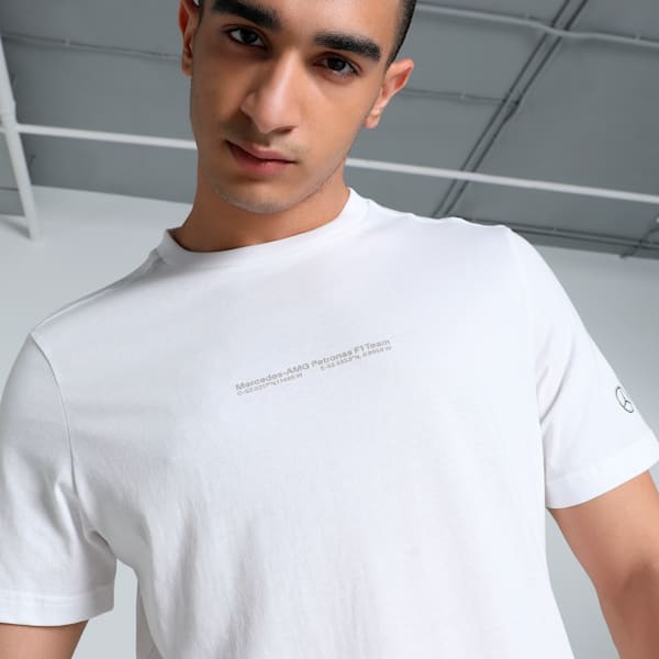 Mercedes-AMG Petronas F1® Statement Men's Motorsport Tee, PUMA White, extralarge-IND