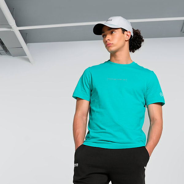 Mercedes-AMG Petronas F1® Statement Men's Motorsport Tee, Sheen Green, extralarge-IND