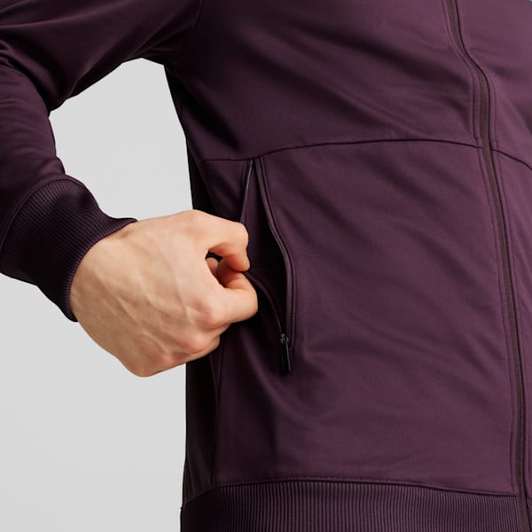 Mercedes-AMG Petronas F1® Cloudspun Men's Slim Fit Motorsport Jacket, Midnight Plum, extralarge-IND