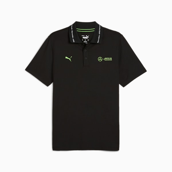 Mercedes-AMG Petronas F1® Men's Cloudspun Polo, PUMA Black, extralarge