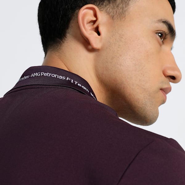 Mercedes-AMG Petronas F1® Cloudspun Men's Motorsport Polo, Midnight Plum, extralarge-IND