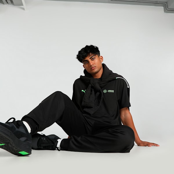 Mercedes-AMG Petronas F1® Cloudspun Men's Motorsport Tee, PUMA Black, extralarge-IND
