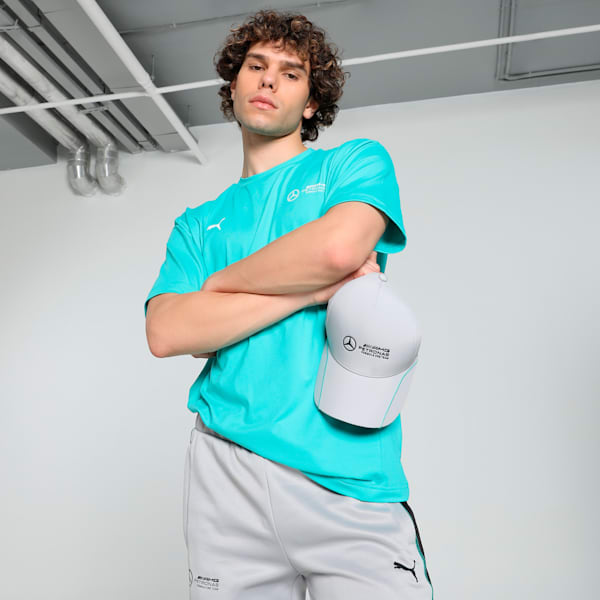 Mercedes-AMG Petronas F1® Cloudspun Men's Motorsport Tee, Sheen Green, extralarge-IND