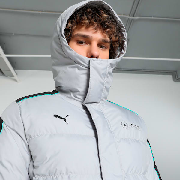 Mercedes-AMG Petronas F1® MT7+ Ecolite Men's Motorsport Padded Jacket, Team Silver, extralarge-IND