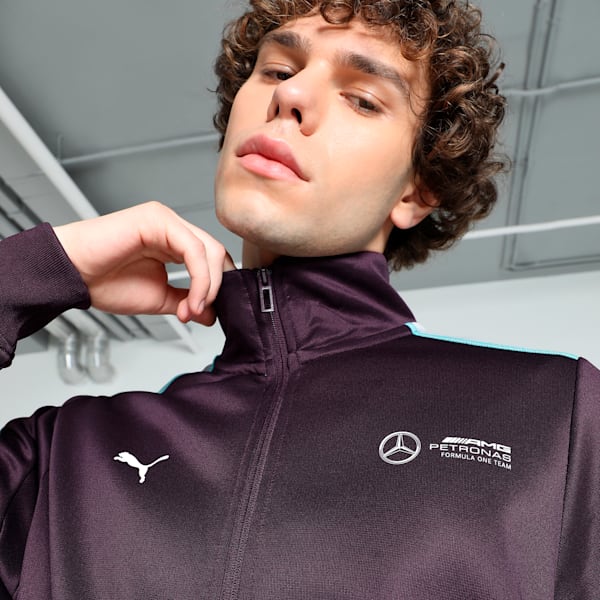 Mercedes-AMG Petronas F1® MT7+ Men's Motorsport Track Jacket, Midnight Plum, extralarge-IND