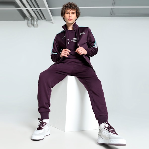 Mercedes-AMG Petronas F1® MT7+ Men's Motorsport Track Jacket, Midnight Plum, extralarge-IND