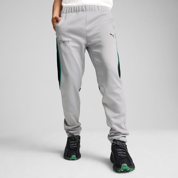 Mercedes-AMG Petronas F1® MT7+ Men's Slim Fit Motorsport Track Pants, Team Silver, extralarge-IND
