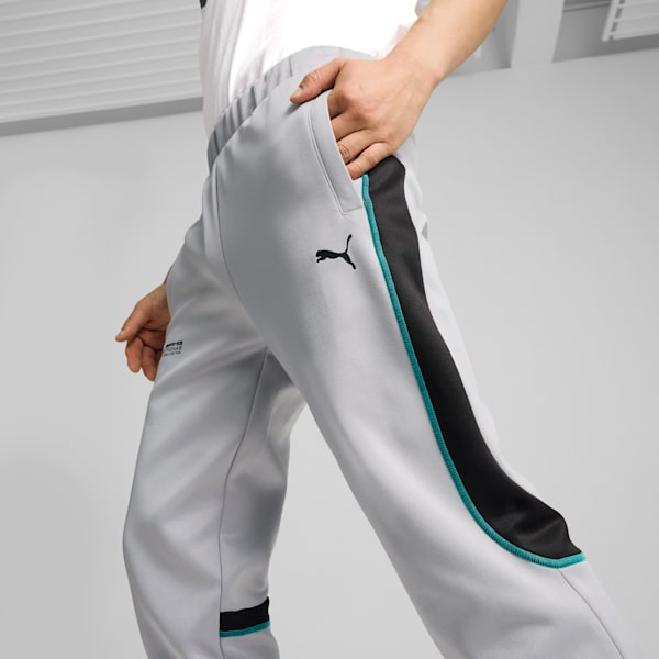 Mercedes-AMG Petronas F1® MT7+ Men's Slim Fit Motorsport Track Pants, Team Silver, extralarge-IND
