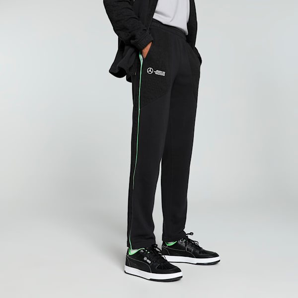 Mercedes-AMG Petronas F1® Men's Slim Fit Motorsport Sweat Pants, PUMA Black, extralarge-IND
