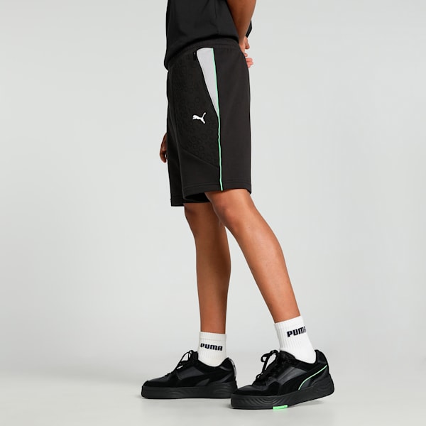 Mercedes-AMG Petronas F1® Men's Motorsport Sweat Shorts, PUMA Black, extralarge-IND
