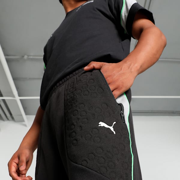 Mercedes-AMG Petronas F1® Men's Motorsport Sweat Shorts, PUMA Black, extralarge-IND