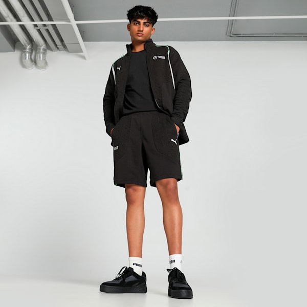 Mercedes-AMG Petronas F1® Men's Motorsport Sweat Shorts, PUMA Black, extralarge-IND