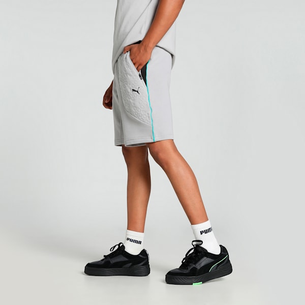 Mercedes-AMG Petronas F1® Men's Motorsport Sweat Shorts, Team Silver, extralarge-IND