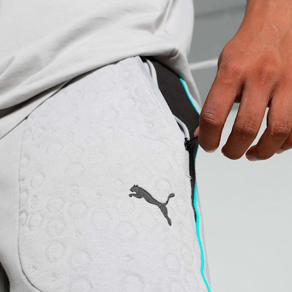 Mercedes-AMG Petronas F1® Men's Motorsport Sweat Shorts, Team Silver, extralarge-IND