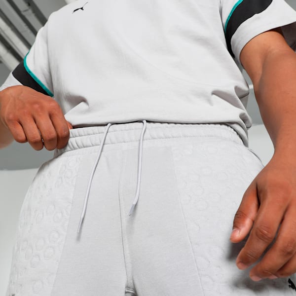 Mercedes-AMG Petronas F1® Men's Motorsport Sweat Shorts, Team Silver, extralarge-IND