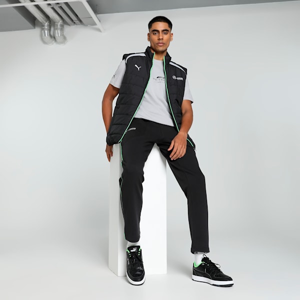 Mercedes-AMG Petronas F1® Men's Motorsport Padded Gilet, PUMA Black, extralarge-IND