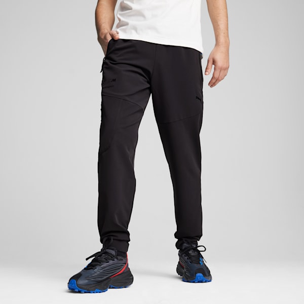 BMW M Motorsport Men's Life PUMATECH Pants, PUMA Black, extralarge