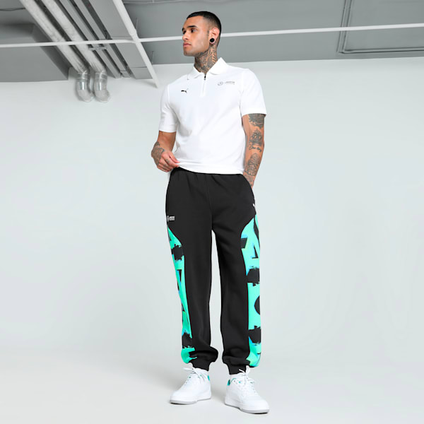 Mercedes-AMG Petronas F1® Men's Motorsport Polo, PUMA White, extralarge-IND