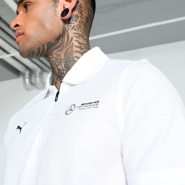 Mercedes-AMG Petronas F1® Men's Motorsport Polo, PUMA White, extralarge-IND