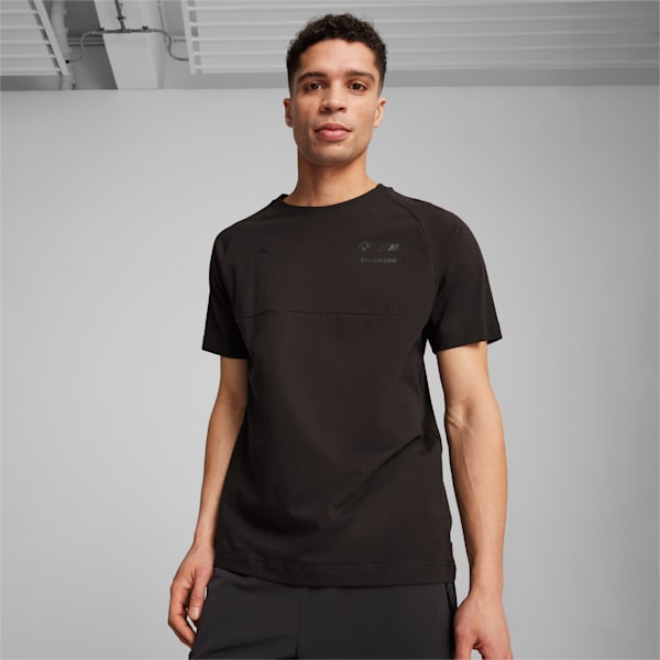 BMW M Motorsport Men's LIFE PUMATECH Tee, PUMA Black, extralarge